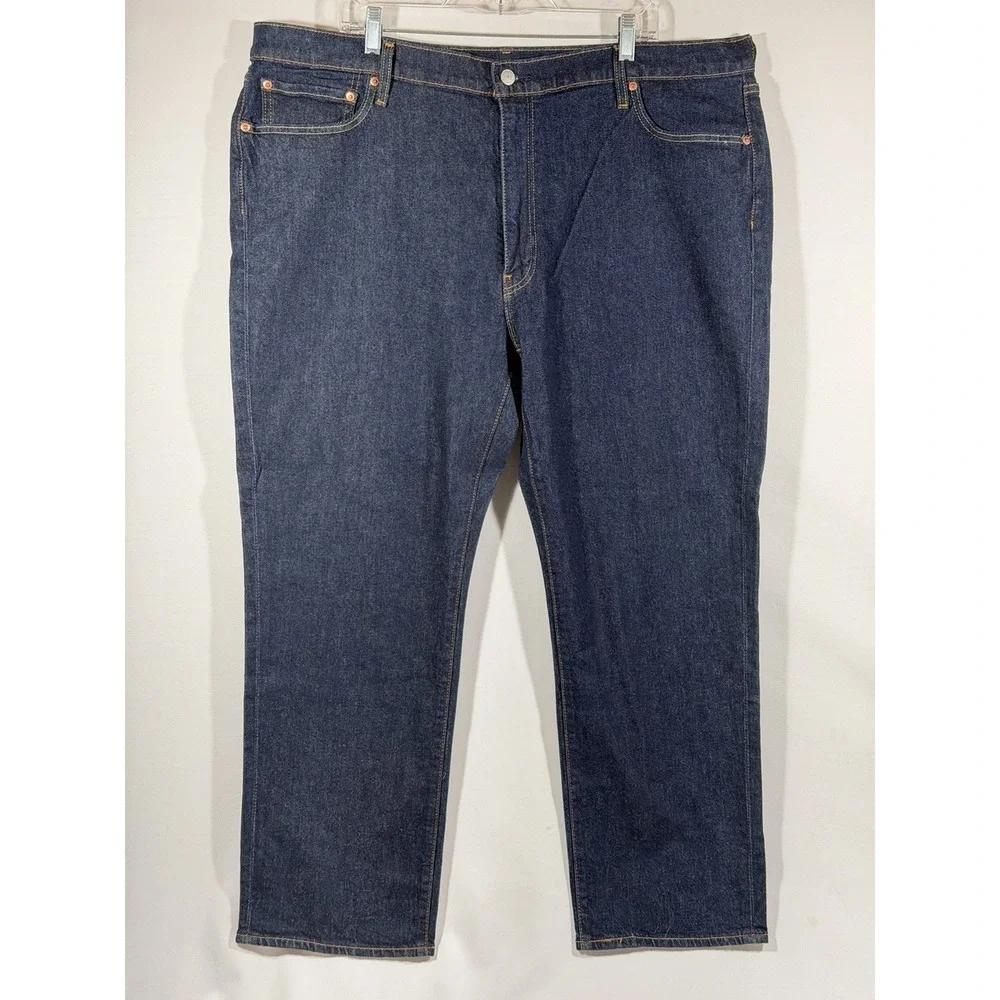 Levis 541 Athletic Fit Jeans Mens 44x30 Dark‎ Wash Streetwear Stretch Denim